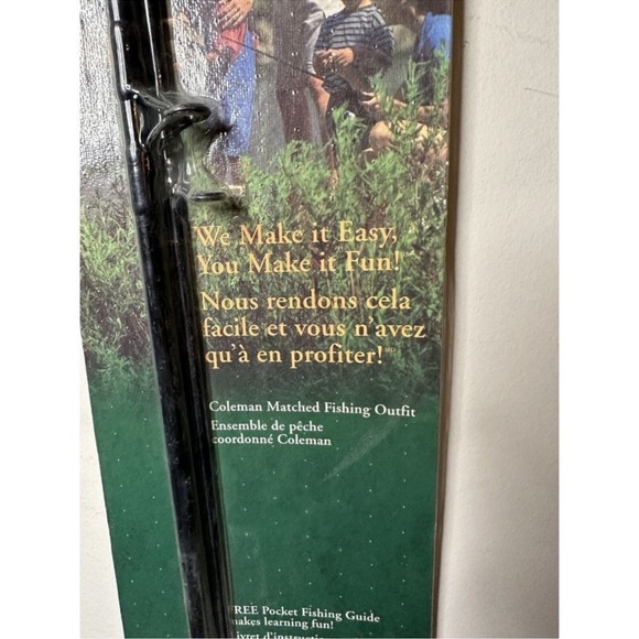 Sold New 1997 Coleman Family Fishing  Spinning/ Spinning Cast Combo Outfit - Picture 10 of 14